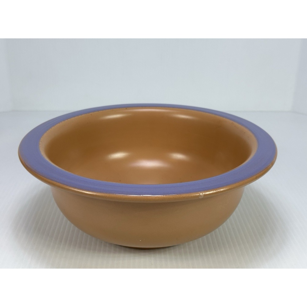 Vintage Heavy Stacking Stonewear Serving‎ Baking Bowl Periwinkle 11 3/8" Italy